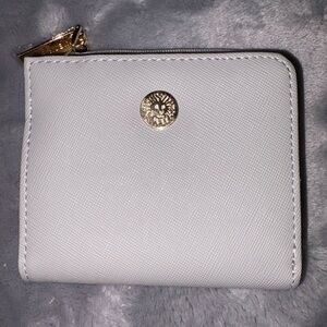 Anne Klein, small wallet Light grey brand new
